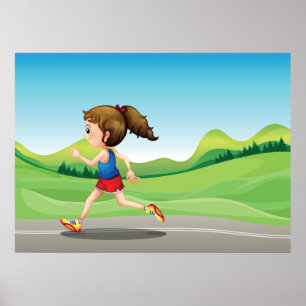 Affiche Fille en cours