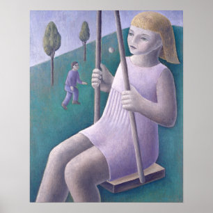 Affiche Fille en swing 1996