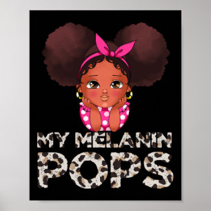 Affiche Fille Fille Fille Nièce Enfant Soeur Noire Histoir