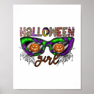 Affiche Fille Halloween