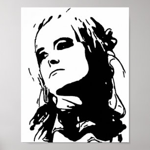 Affiche Fille inamuse