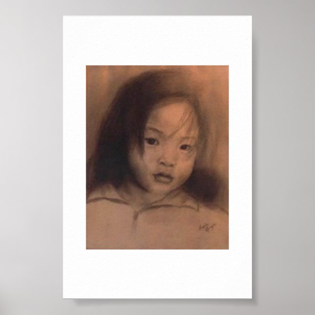 Affiche Fille Japonaise (Devant)