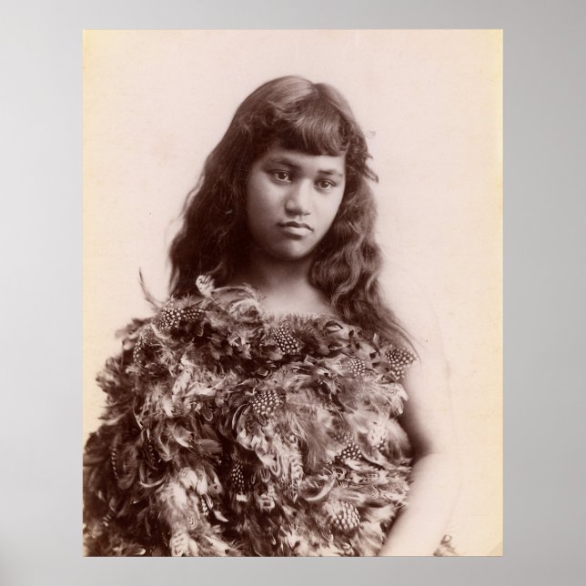 Affiche Fille maorie (Devant)