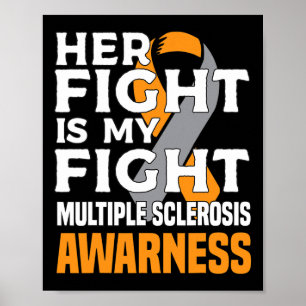 Affiche Fille Mère Sclérose en plaques Sensibilisation Fem
