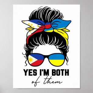 Affiche Fille moitié philippine moitié ukrainienne Philipp