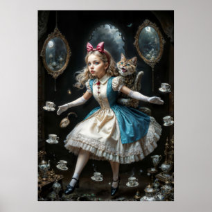 Affiche Fille perdue au pays des merveilles