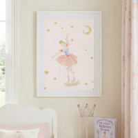 Fille Princesse Rose Ballerine Chambre de conte de