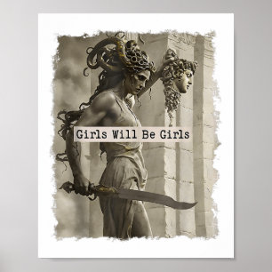 Affiche Fille sera Filles Medusa Débardeur_1