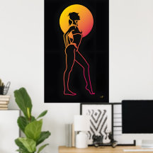 fille silhouette