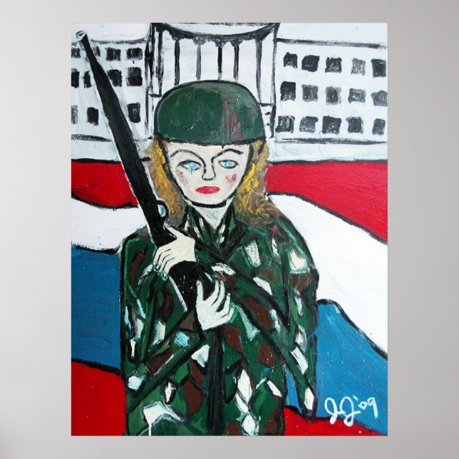 Affiche Fille soldat (Devant)