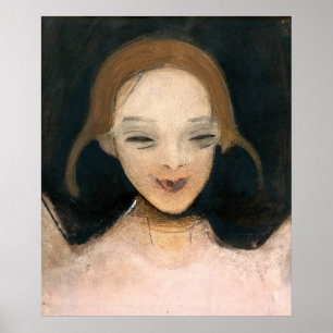 Affiche Fille souriante, Helene Schjerfbeck 