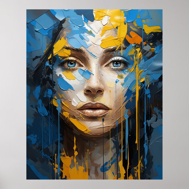 Affiche Fille ukrainienne (Devant)