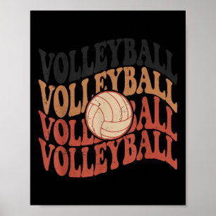 Affiche Fille Volleyball T Chemise Ado Femmes Maman mignon