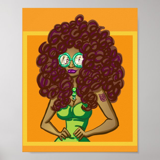 Affiche Filles avec lunettes (Devant)