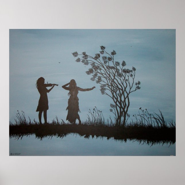 Affiche Filles dansantes (Devant)