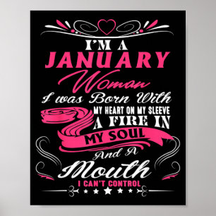 Affiche Filles de janvier, feu dans l'âme, citation drôle
