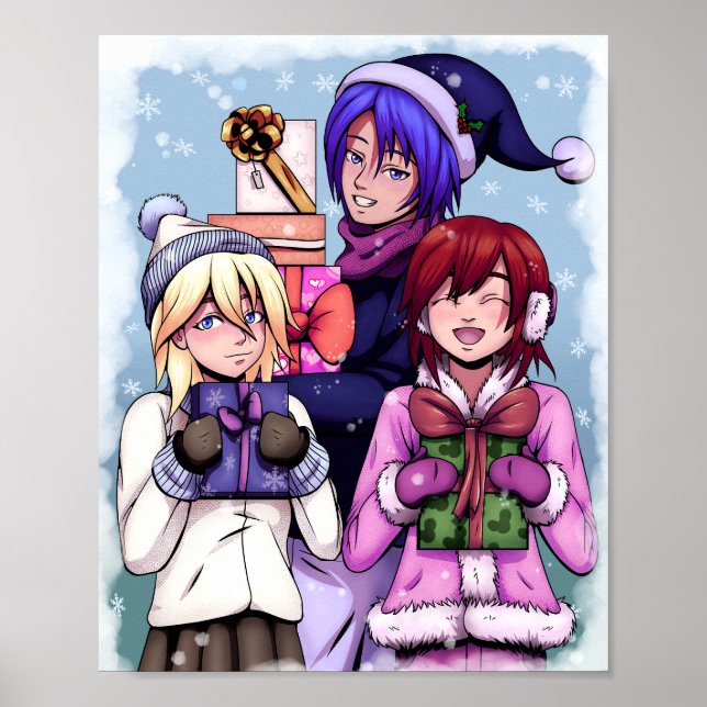 Affiche Filles de Noël Anime (Devant)