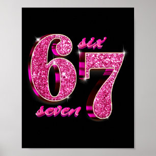 Affiche Filles drôles Nk Coquette 67 Six Sept Mème Brainro