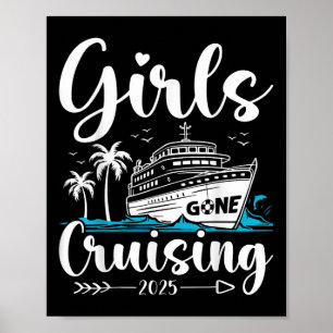 Affiche Filles en croisière 2025 Voyage de vacances en cro