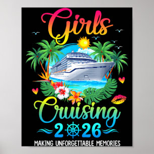 Affiche Filles en croisière 2026 créant des souvenirs sœur