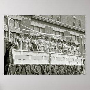 Affiche Filles Fleurs d'Apple, 1925