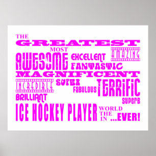 Affiche Filles Hockey sur glace : Le plus grand joueur de