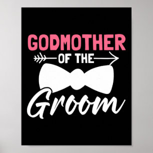 Affiche Filles Mariage Fête Groomsmen Fête Godmère De