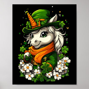 Affiche Filles shamrocks Garçons Enfants Leprechaun St pat