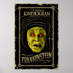Affiche Film classique Frankenstein 1910