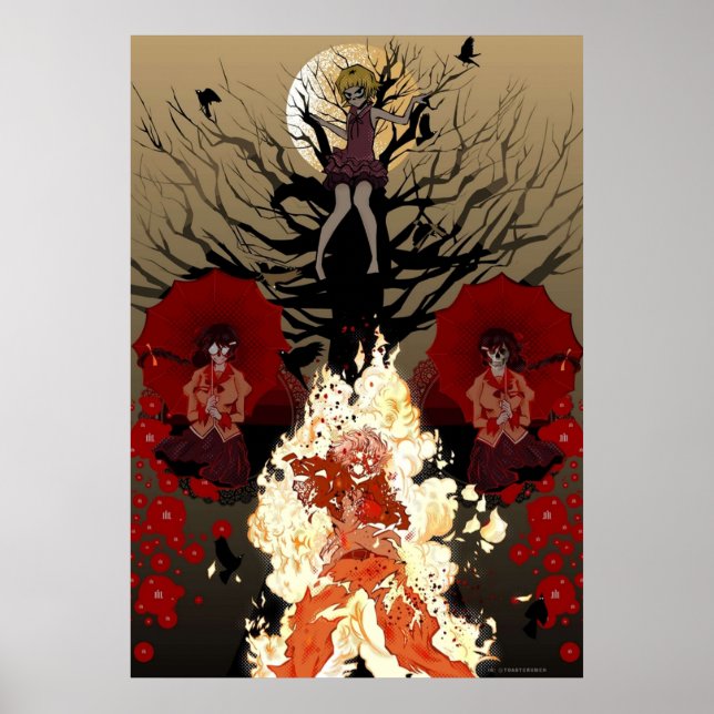 Affiche Film de Kizumonogatari (Devant)