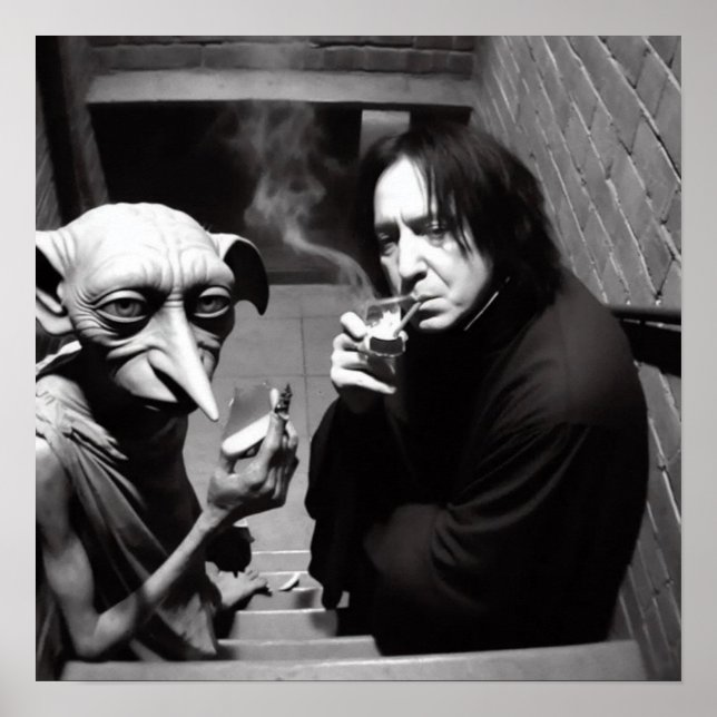 Affiche Film de mèmes amusants hallowen bw (Devant)