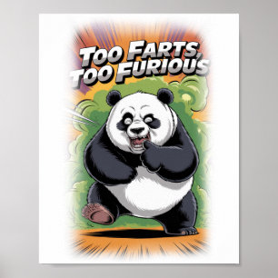 Affiche Film de parodie drôle et coloré sur un fond blanc