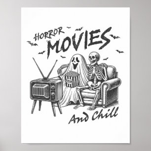 Affiche Film D'Horreur Et Halloween Chill Graphique Thémat
