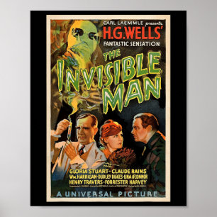Affiche Film D'Horreur Rétro S Monstres Halloween
