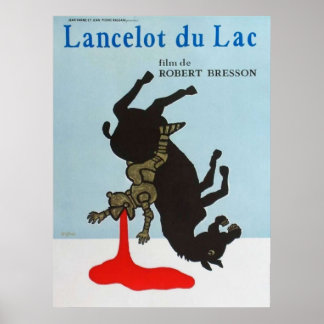 Affiche Film Lancelot du Lac Robert Bresson