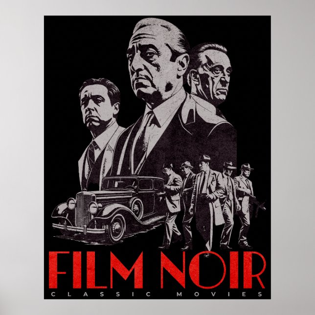 Affiche Film Noir - Films Classiques (Devant)
