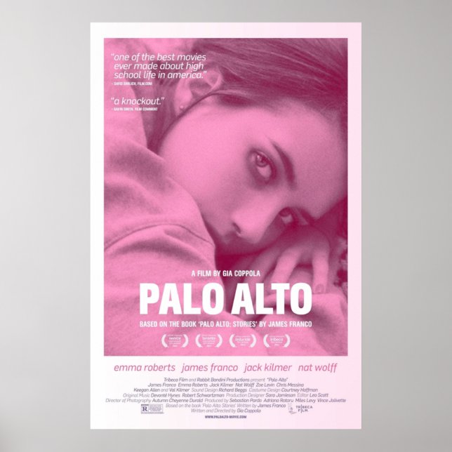 Affiche Film Palo Alto (Devant)