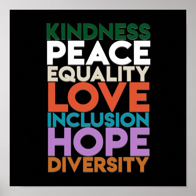 Affiche Film Peace Support Earth World Peace Day Lover (Devant)