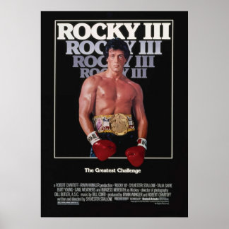 AFFICHE FILM ROCKY III