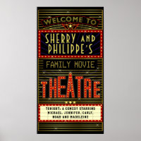 Film Theatre Marquee Home Cinéma | Nom Long V2