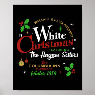 Affiche Film White Christmas 1954 Chanson de Noël Haynes S