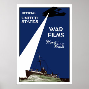 Affiche Films de guerre des Etats-Unis maintenant étant