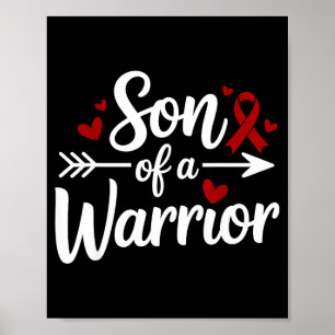 Affiche Fils d'un guerrier sensibilisation au cancer du my
