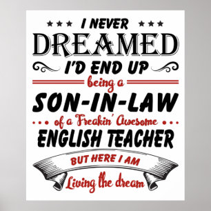 Affiche Fils En Droit De L'Enseignant Anglais Awesome