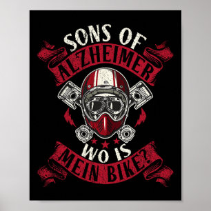Affiche Fils vintages De Heimerheimer Wo Ist Mein Bike Fun