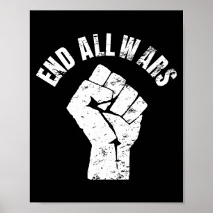 Affiche Fin à toutes les guerres - Manifestation anti-guer