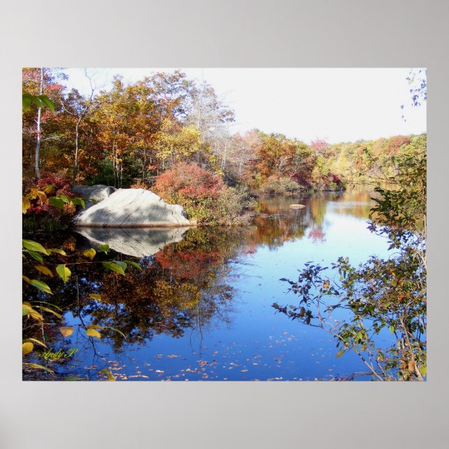Affiche Fin automne dans le parc (Devant)
