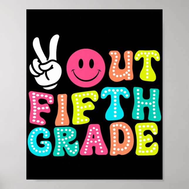 Affiche Fin de 5e année d'études Cl 2024 Dernier jour de l (Devant)