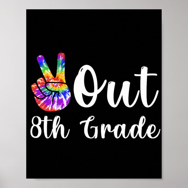 Affiche Fin De 8E Année Dernière Journée De Diplôme D'Étud (Devant)