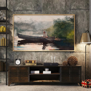 Affiche Fin de journée, Adirondacks by Winslow Homer